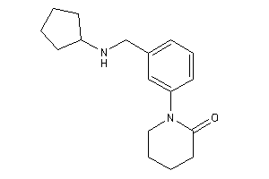 1-[3-[(cyclopentylamino)methyl]phenyl]-2-piperidone