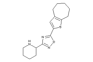 3-(2-piperidyl)-5-(5,6,7,8-tetrahydro-4H-cyclohepta[b]thiophen-2-yl)-1,2,4-oxadiazole