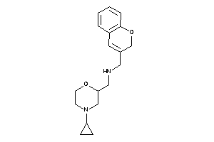 2H-chromen-3-ylmethyl-[(4-cyclopropylmorpholin-2-yl)methyl]amine