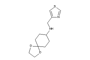 1,4-dioxaspiro[4.5]decan-8-yl(thiazol-4-ylmethyl)amine
