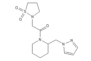 2-(1,1-diketo-1,2-thiazolidin-2-yl)-1-[2-(pyrazol-1-ylmethyl)piperidino]ethanone
