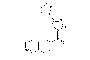 7,8-dihydro-5H-pyrido[4,3-c]pyridazin-6-yl-[3-(2-furyl)-1H-pyrazol-5-yl]methanone