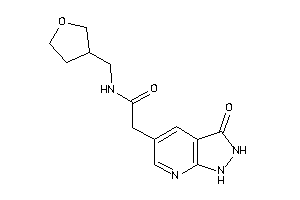 2-(3-keto-1,2-dihydropyrazolo[3,4-b]pyridin-5-yl)-N-(tetrahydrofuran-3-ylmethyl)acetamide