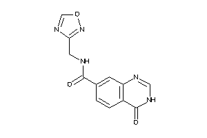 4-keto-N-(1,2,4-oxadiazol-3-ylmethyl)-3H-quinazoline-7-carboxamide