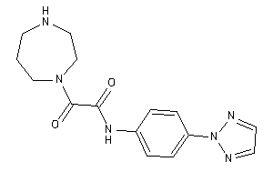 2-(1,4-diazepan-1-yl)-2-keto-N-[4-(triazol-2-yl)phenyl]acetamide