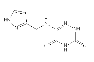 6-(1H-pyrazol-3-ylmethylamino)-2H-1,2,4-triazine-3,5-quinone