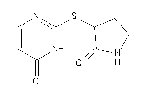 2-[(2-ketopyrrolidin-3-yl)thio]-1H-pyrimidin-6-one