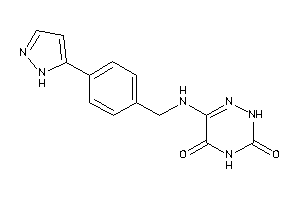 6-[[4-(1H-pyrazol-5-yl)benzyl]amino]-2H-1,2,4-triazine-3,5-quinone