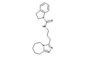 N-[3-(6,7,8,9-tetrahydro-5H-[1,2,4]triazolo[4,3-a]azepin-3-yl)propyl]indoline-1-carboxamide