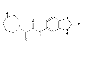 2-(1,4-diazepan-1-yl)-2-keto-N-(2-keto-3H-1,3-benzoxazol-5-yl)acetamide