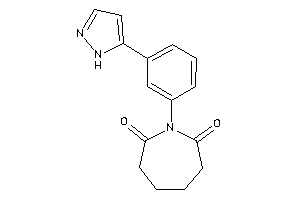 1-[3-(1H-pyrazol-5-yl)phenyl]azepane-2,7-quinone