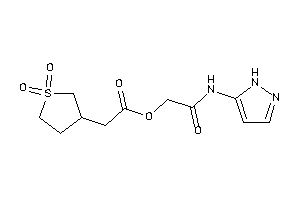 2-(1,1-diketothiolan-3-yl)acetic Acid [2-keto-2-(1H-pyrazol-5-ylamino)ethyl] Ester