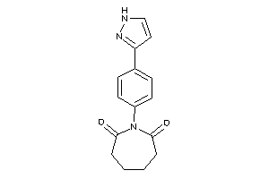 1-[4-(1H-pyrazol-3-yl)phenyl]azepane-2,7-quinone