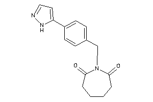 1-[4-(1H-pyrazol-5-yl)benzyl]azepane-2,7-quinone