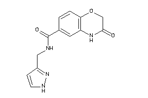 3-keto-N-(1H-pyrazol-3-ylmethyl)-4H-1,4-benzoxazine-6-carboxamide