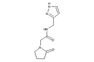 2-(2-ketopyrrolidino)-N-(1H-pyrazol-3-ylmethyl)acetamide