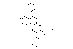 N-cyclopropyl-2-phenyl-2-[(4-phenylphthalazin-1-yl)thio]acetamide