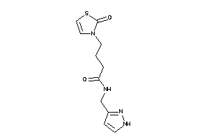 4-(2-keto-4-thiazolin-3-yl)-N-(1H-pyrazol-3-ylmethyl)butyramide