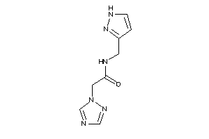 N-(1H-pyrazol-3-ylmethyl)-2-(1,2,4-triazol-1-yl)acetamide