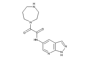 2-(1,4-diazepan-1-yl)-2-keto-N-(1H-pyrazolo[3,4-b]pyridin-5-yl)acetamide