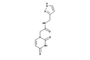 2-(2,4-diketopyrimidin-1-yl)-N-(1H-pyrazol-3-ylmethyl)acetamide