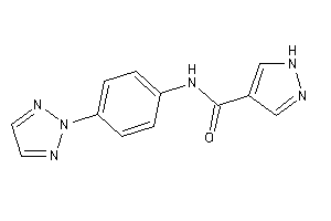 N-[4-(triazol-2-yl)phenyl]-1H-pyrazole-4-carboxamide