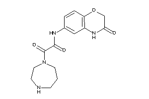 2-(1,4-diazepan-1-yl)-2-keto-N-(3-keto-4H-1,4-benzoxazin-6-yl)acetamide