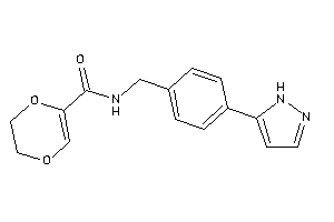 N-[4-(1H-pyrazol-5-yl)benzyl]-2,3-dihydro-1,4-dioxine-5-carboxamide
