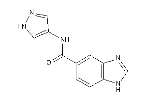 N-(1H-pyrazol-4-yl)-1H-benzimidazole-5-carboxamide