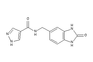 N-[(2-keto-1,3-dihydrobenzimidazol-5-yl)methyl]-1H-pyrazole-4-carboxamide