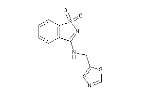(1,1-diketo-1,2-benzothiazol-3-yl)-(thiazol-5-ylmethyl)amine