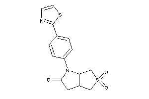 5,5-diketo-1-(4-thiazol-2-ylphenyl)-3a,4,6,6a-tetrahydro-3H-thieno[3,4-b]pyrrol-2-one