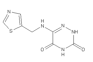 6-(thiazol-5-ylmethylamino)-2H-1,2,4-triazine-3,5-quinone