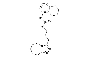 1-[3-(6,7,8,9-tetrahydro-5H-[1,2,4]triazolo[4,3-a]azepin-3-yl)propyl]-3-tetralin-5-yl-urea