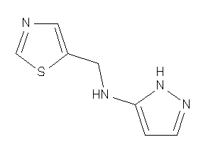 1H-pyrazol-5-yl(thiazol-5-ylmethyl)amine