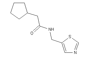 2-cyclopentyl-N-(thiazol-5-ylmethyl)acetamide