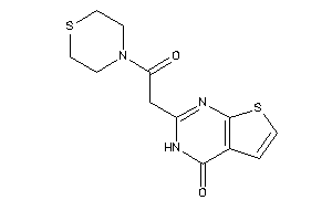 2-(2-keto-2-thiomorpholino-ethyl)-3H-thieno[2,3-d]pyrimidin-4-one