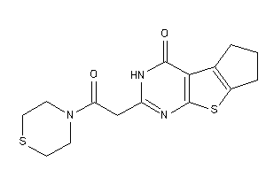 (2-keto-2-thiomorpholino-ethyl)BLAHone