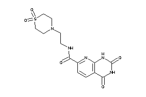 N-[2-(1,1-diketo-1,4-thiazinan-4-yl)ethyl]-2,4-diketo-1H-pyrido[2,3-d]pyrimidine-7-carboxamide