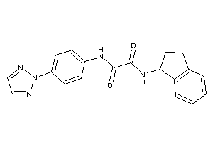 N-indan-1-yl-N'-[4-(triazol-2-yl)phenyl]oxamide