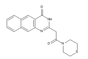 2-(2-keto-2-thiomorpholino-ethyl)-3H-benzo[g]quinazolin-4-one