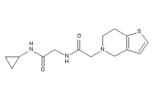 N-[2-(cyclopropylamino)-2-keto-ethyl]-2-(6,7-dihydro-4H-thieno[3,2-c]pyridin-5-yl)acetamide