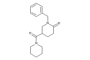 1-benzyl-5-(piperidine-1-carbonyl)-2-piperidone