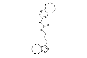 1-(3,4-dihydro-2H-1,5-benzodioxepin-7-yl)-3-[3-(6,7,8,9-tetrahydro-5H-[1,2,4]triazolo[4,3-a]azepin-3-yl)propyl]urea