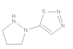 Image of 5-pyrazolidin-1-ylthiadiazole