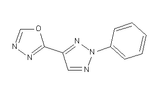 2-(2-phenyltriazol-4-yl)-1,3,4-oxadiazole