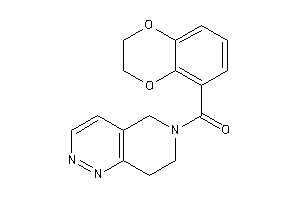 2,3-dihydro-1,4-benzodioxin-5-yl(7,8-dihydro-5H-pyrido[4,3-c]pyridazin-6-yl)methanone