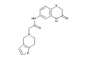 2-(6,7-dihydro-4H-thieno[3,2-c]pyridin-5-yl)-N-(3-keto-4H-1,4-benzothiazin-6-yl)acetamide