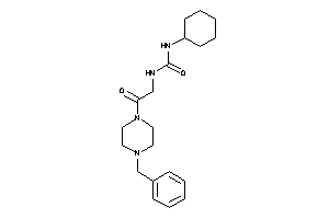 1-[2-(4-benzylpiperazino)-2-keto-ethyl]-3-cyclohexyl-urea