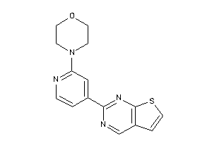 4-(4-thieno[2,3-d]pyrimidin-2-yl-2-pyridyl)morpholine